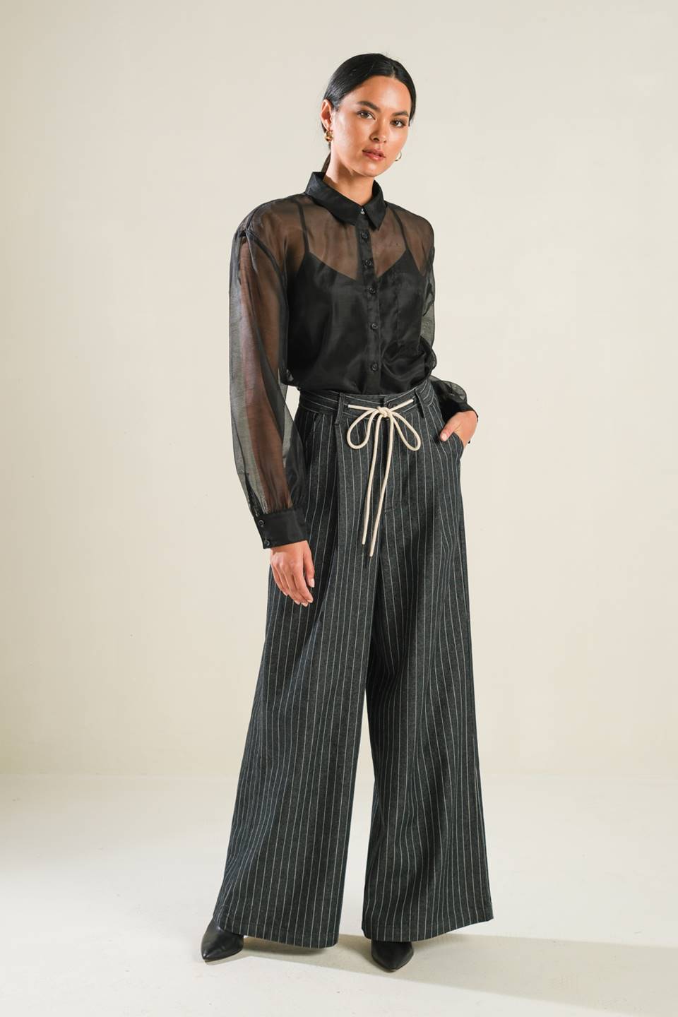 LOVE OVER FEAR ORGANZA TOP Flying Tomato